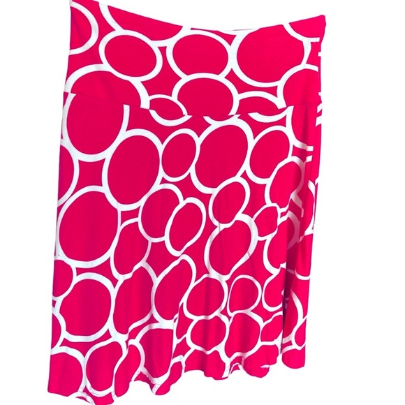 H&M Dresses & Skirts - 🌸Clearance🌸Super Cute H&M Pink and White Circles/Rings Skirt Size 6